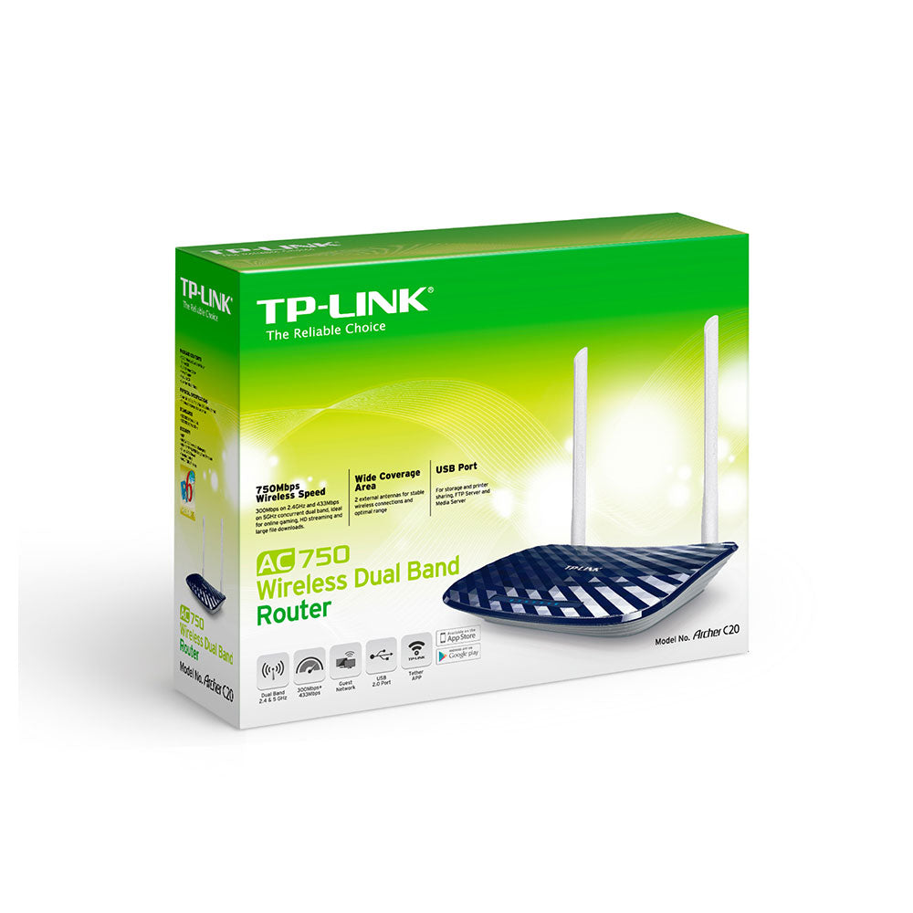 TP-LINK AC750 WIRELESS DUAL BAND ETHERNET ROUTER - image 3