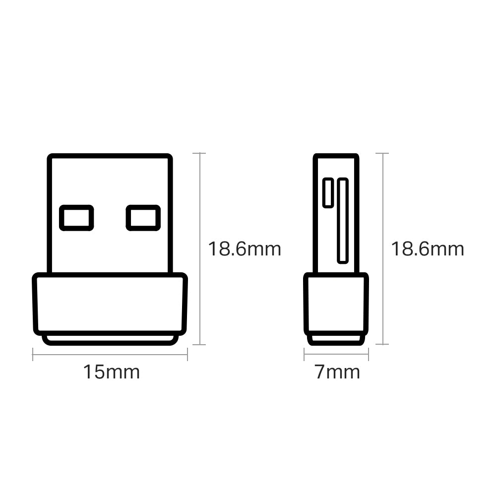 TP-LINK AC600 WIRELESS DUAL BAND NANO USB ADAPTER