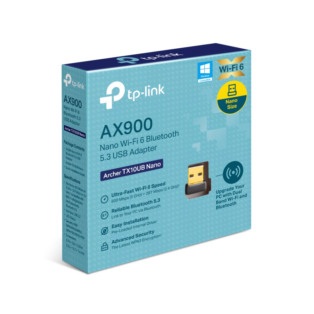 TP-LINK AX900 NANO WIFI 6 BLUETOOTH USB ADAPTER - image 3