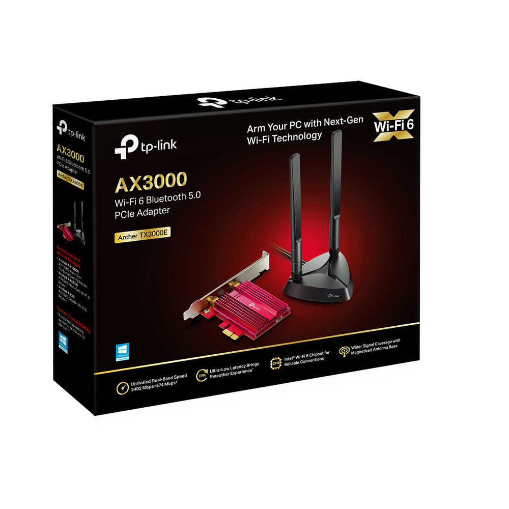TP-LINK AX3000 WI-FI 6 BLUETOOTH 5.0 PCI EXPRESS