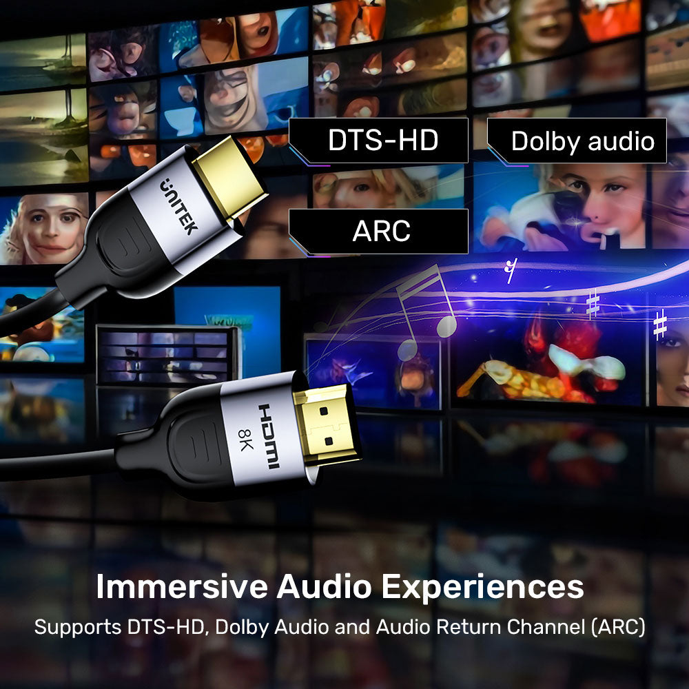 UNITEK HDMI2.1 (8K) MALE TO MALE (C11086GY01-2M - image 5