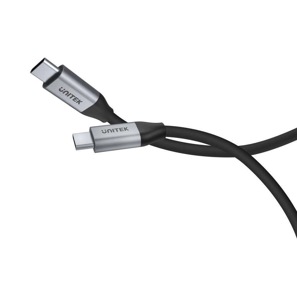 UNITEK C14082ABK 1M USB3.2 GEN2 10GBPS TYPE-C 100W PD FAST CHARGING CABLE WITH 4K @60HZ - image 5