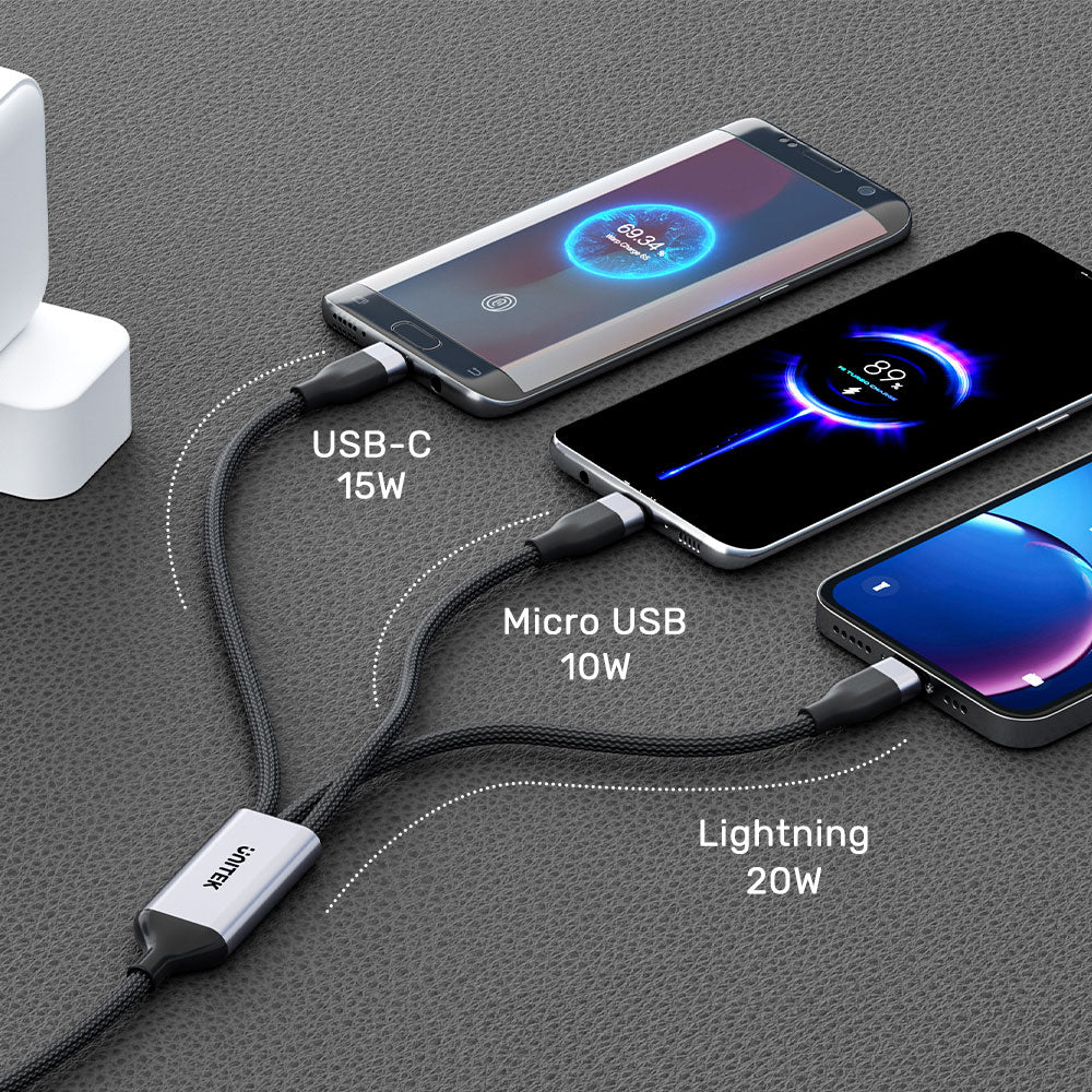 UNITEK 1.5M TYPE-C-LIGHT,MICB USB (C14101AGY01)* - image 4