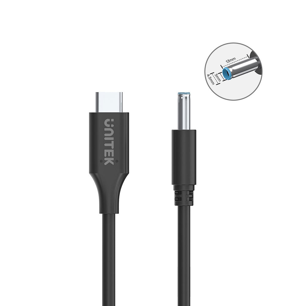 UNITEK HP USB-C TO DC4.5X3MM (C14117BK-1.8M) - image 2