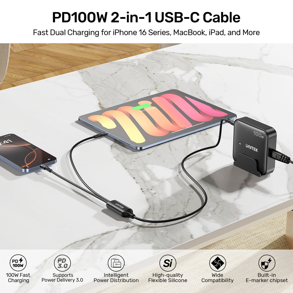 UNITEK 1.8M PD100W TC 2 DUAL TC FAST CH(C14146A) - image 4