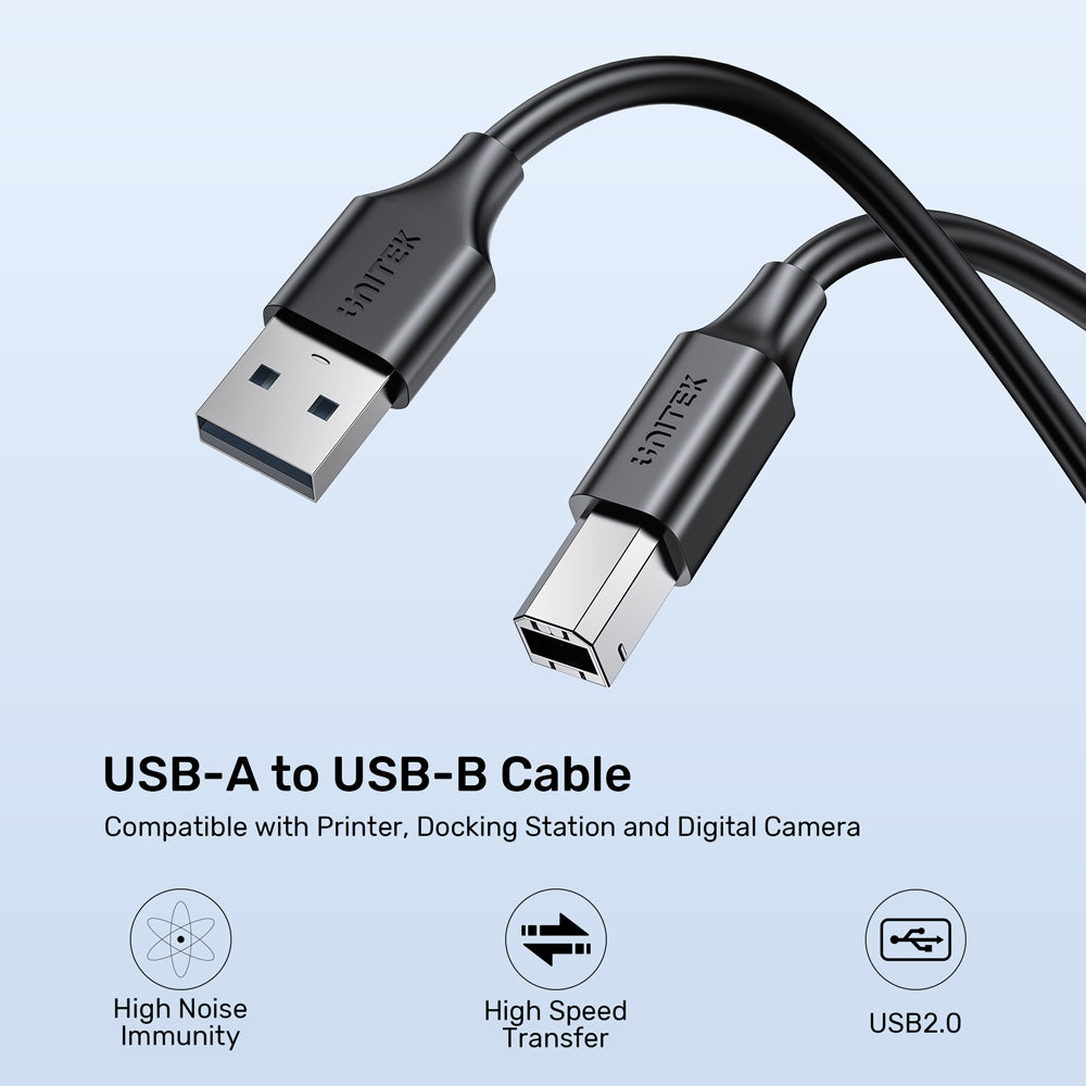 UNITEK 1.5M USB-A TO USB-B PRINTER CABLE (C14167A) - image 3