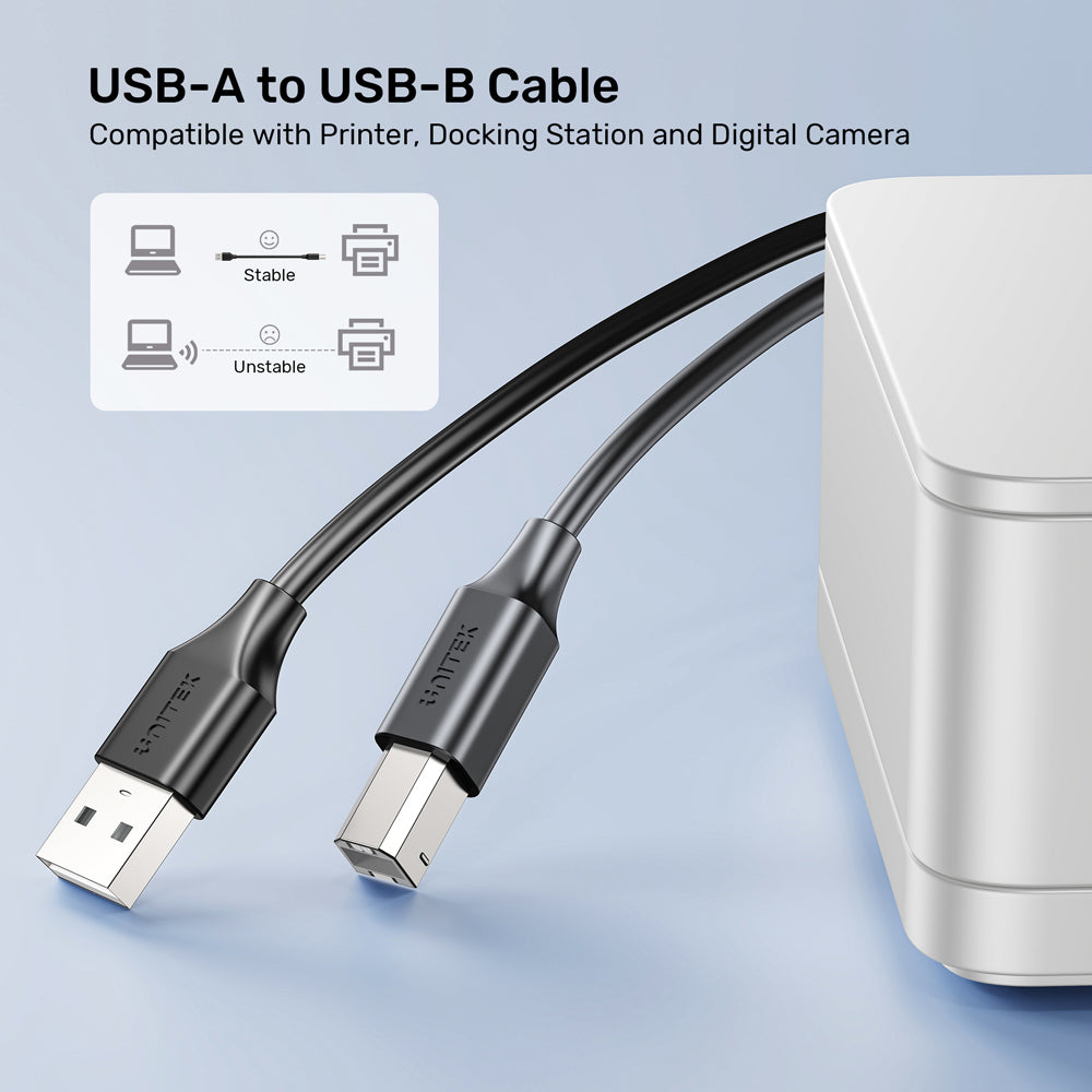 UNITEK 1.5M USB-A TO USB-B PRINTER CABLE (C14167A) - image 4