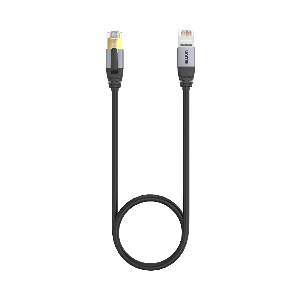 UNITEK C18149AGY03 2M CAT8 NETWORK CABLE - image 2