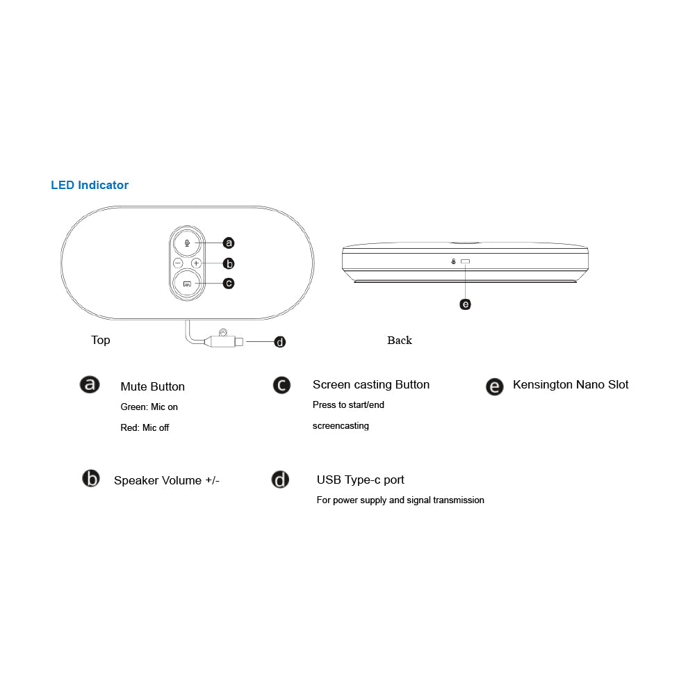 FANVIL CA400 ALL-IN-ONE WIRELESS CONFERENCE SOLUTION - SPEAKERPHONE, 4K CAMERA AND RECEIVER HUB - image 6
