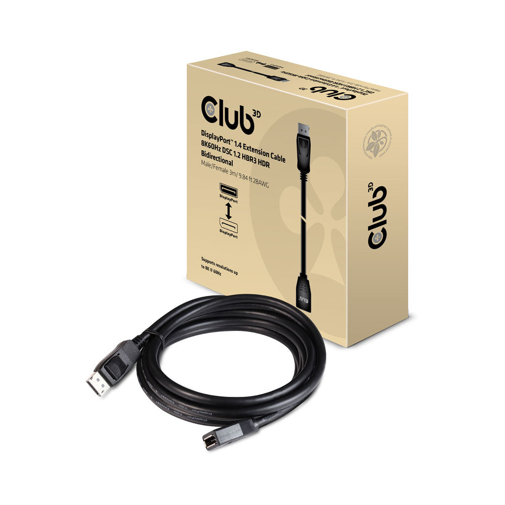 DISPLAYPORT 3M 1.4 8K HBR3 EXT. CABLE (CAC-1023) - image 2