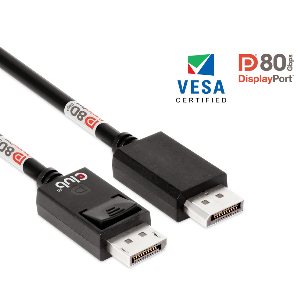 CLUB3D CAC-1092 1.6M 8K @240HZ DISPLAYPORT 2.1 VESA DP 80 CABLE - image 3