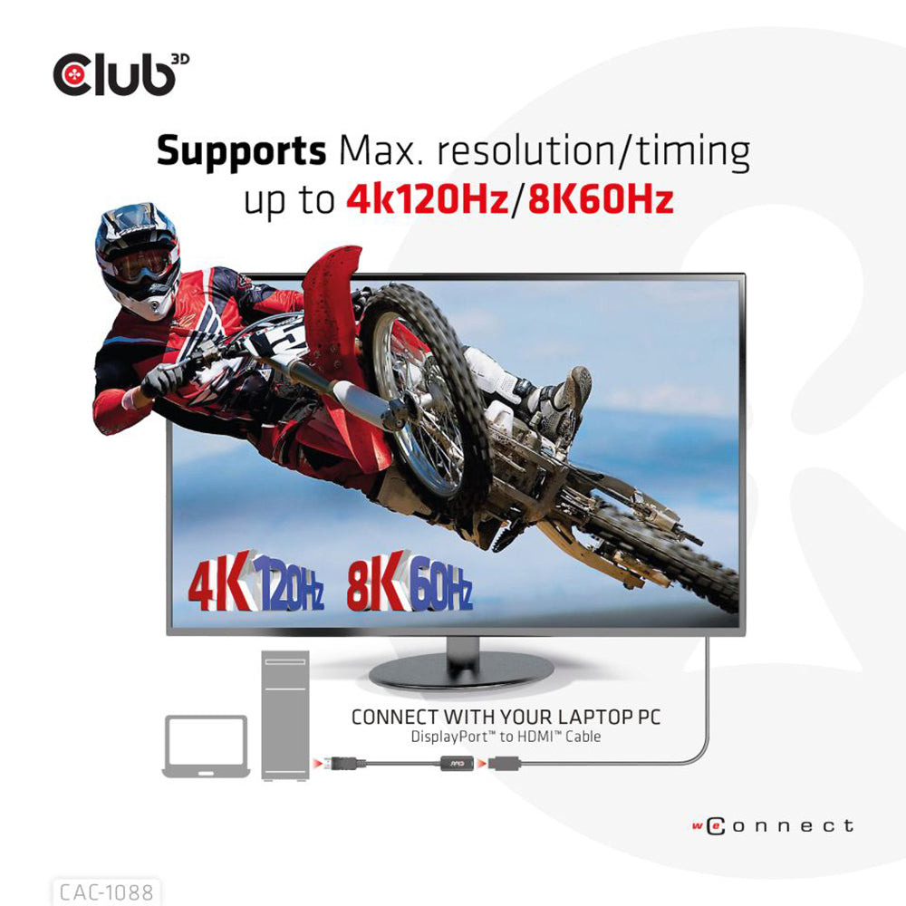 DISPLAYPORT 1.4 TO HDMI 4K120HZ ACTIVE ADAPTER M/F - image 8