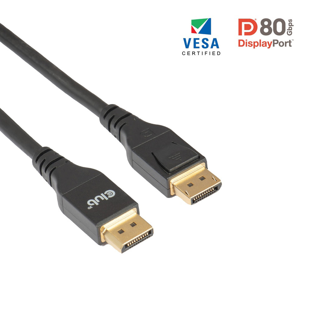 CLUB3D CAC-1094 2M 8K @240HZ DISPLAYPORT 2.1 VESA DP80 CERTIFIED CABLE - image 3