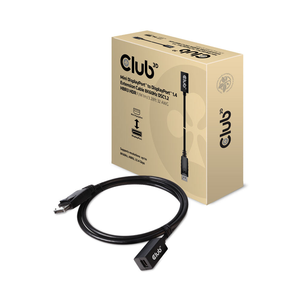 1M MINI DISPLAYPORT F TO DISPLAYPORT M EXT CABLE - image 2