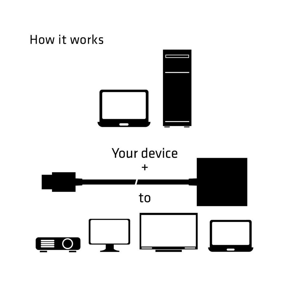 HDMI 1.4 TO VGA ADAPTER WITH AUDIO M/F - image 7