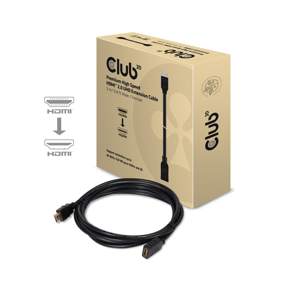 3M MALE-FEMALE HDMI 2.0 EXTENSION CABLE - VR GEAR - image 2