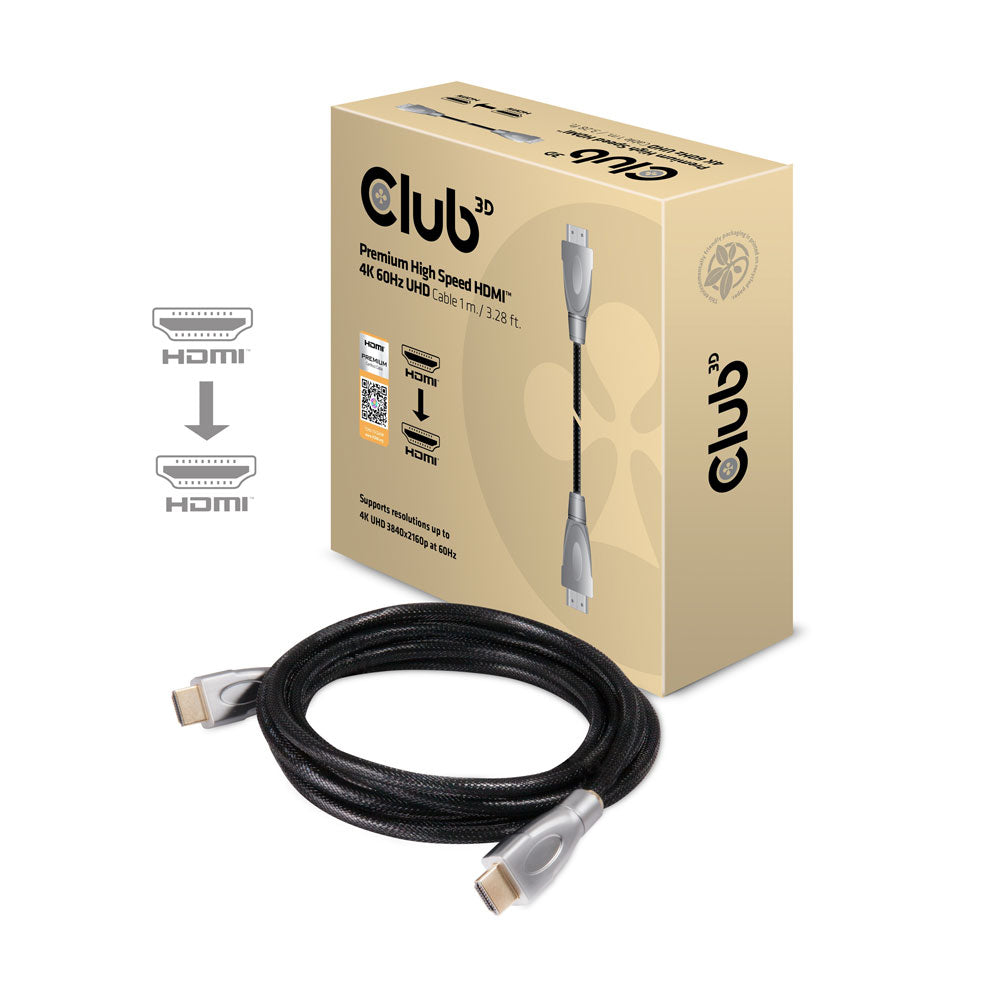 1M PREMIUM HIGH SPEED HDMI2.0 4K60HZ UHD CABLE - image 2