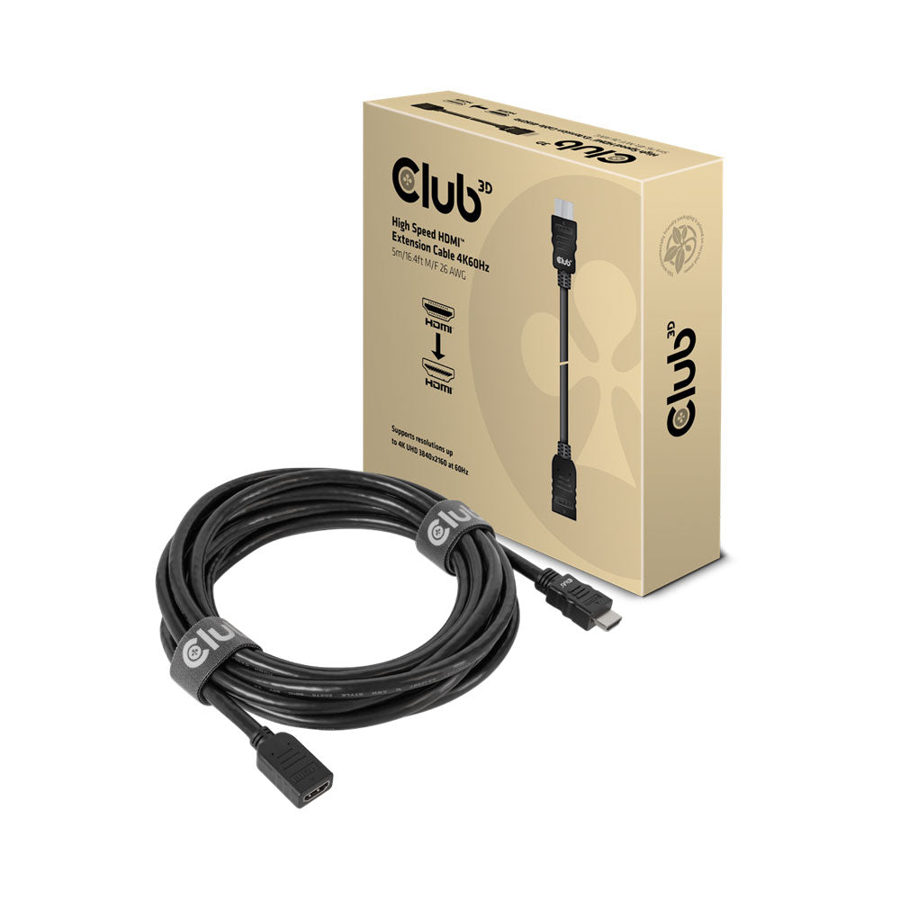 5M HIGH SPEED HDMI EXT CBL 4K60HZ MF 26 AWG - image 2
