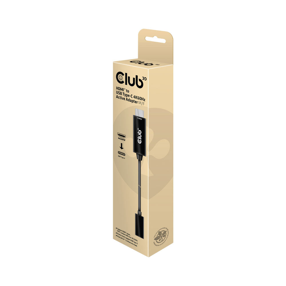 CLUB3D CAC-1333 4K @60HZ HDMI MALE TO TYPE-C FEMALE ADAPTER - image 3
