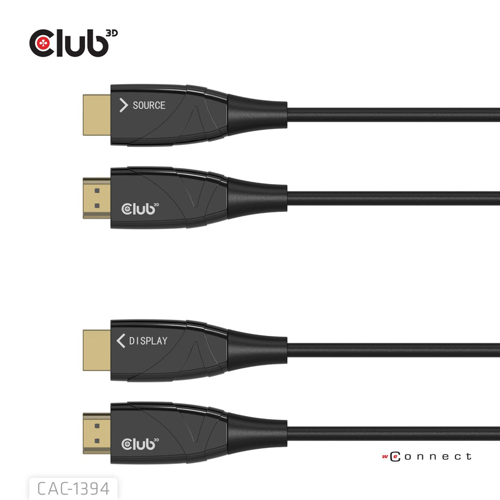 CLUB3D CAC-1394 100M 8K @60HZ HDMI 2.1 ULTRA HIGH-SPEED UNIDIRECTIONAL AOC CABLE - image 2