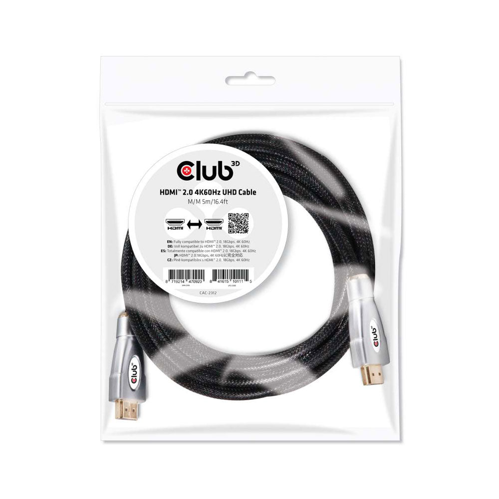 5M HDMI2.0 MALE TO MALE 4K60HZ CABLE - image 2