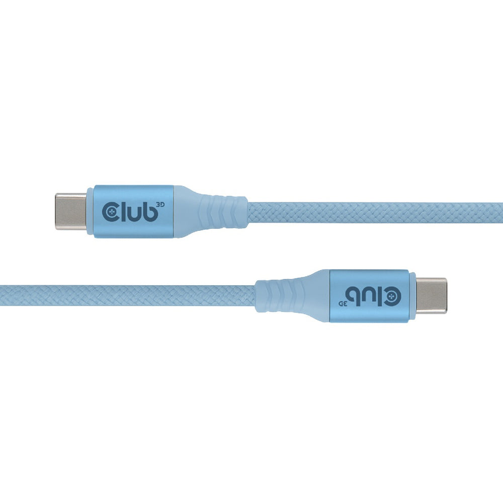 CLUB3D CAC-3030 2M USB TYPE-C MAGNETIC-COIL 240W PD3.1 CABLE - BLUE - image 3