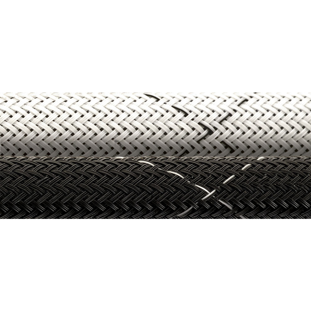 1M CLEAN CUT BRAID 12.7MM BLACK W WHITE(CCF0.50TB) - image 3