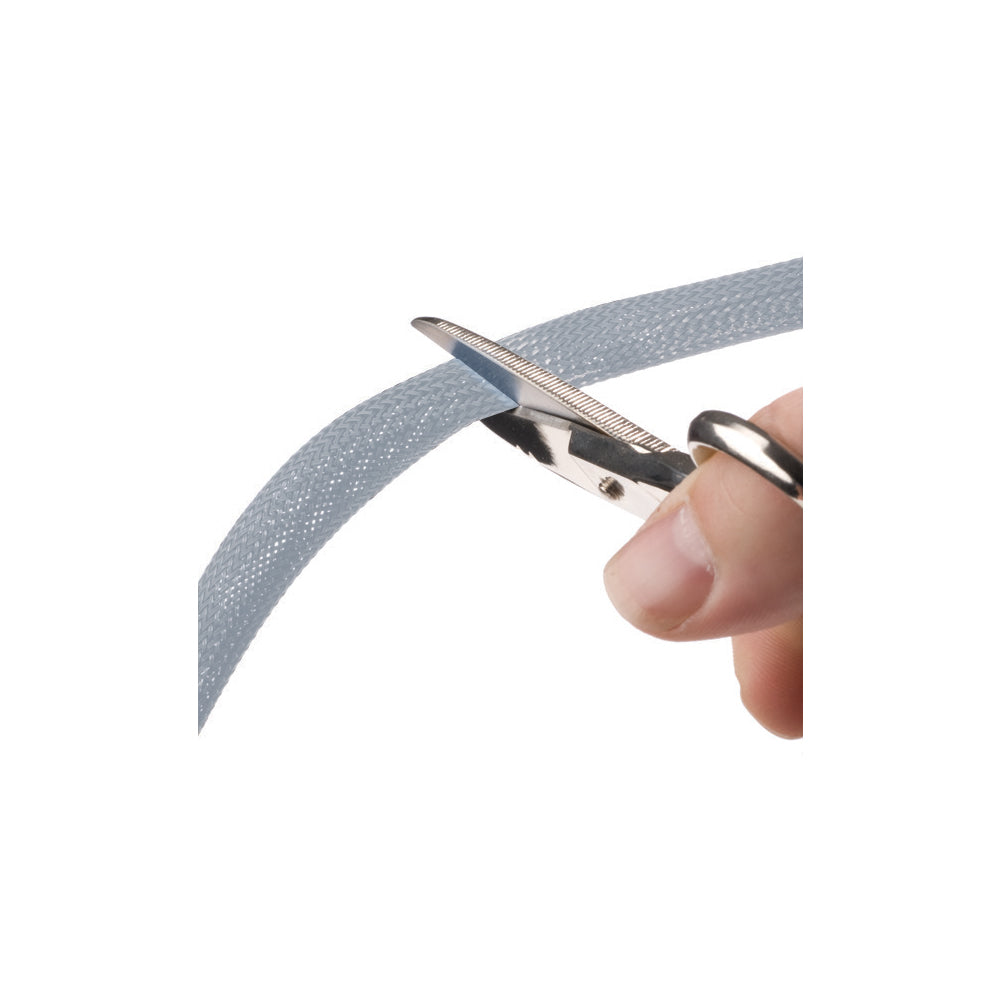 TECHFLEX CCP2.00BK 1M CLEAN CUT 50.8MM PET BRAID - GREY - image 2