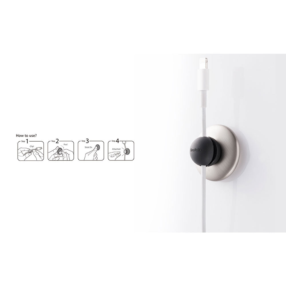 MAGNETIC CABLE HOLDER, METAL - image 2
