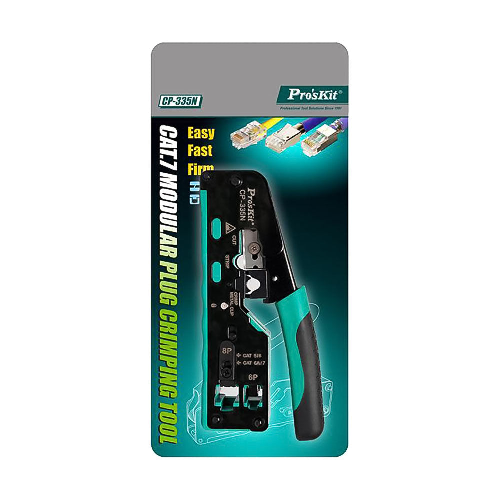 PROSKIT CRIMPING TOOL FOR CAT5/6/7/RJ11/12 + STRIP - image 2
