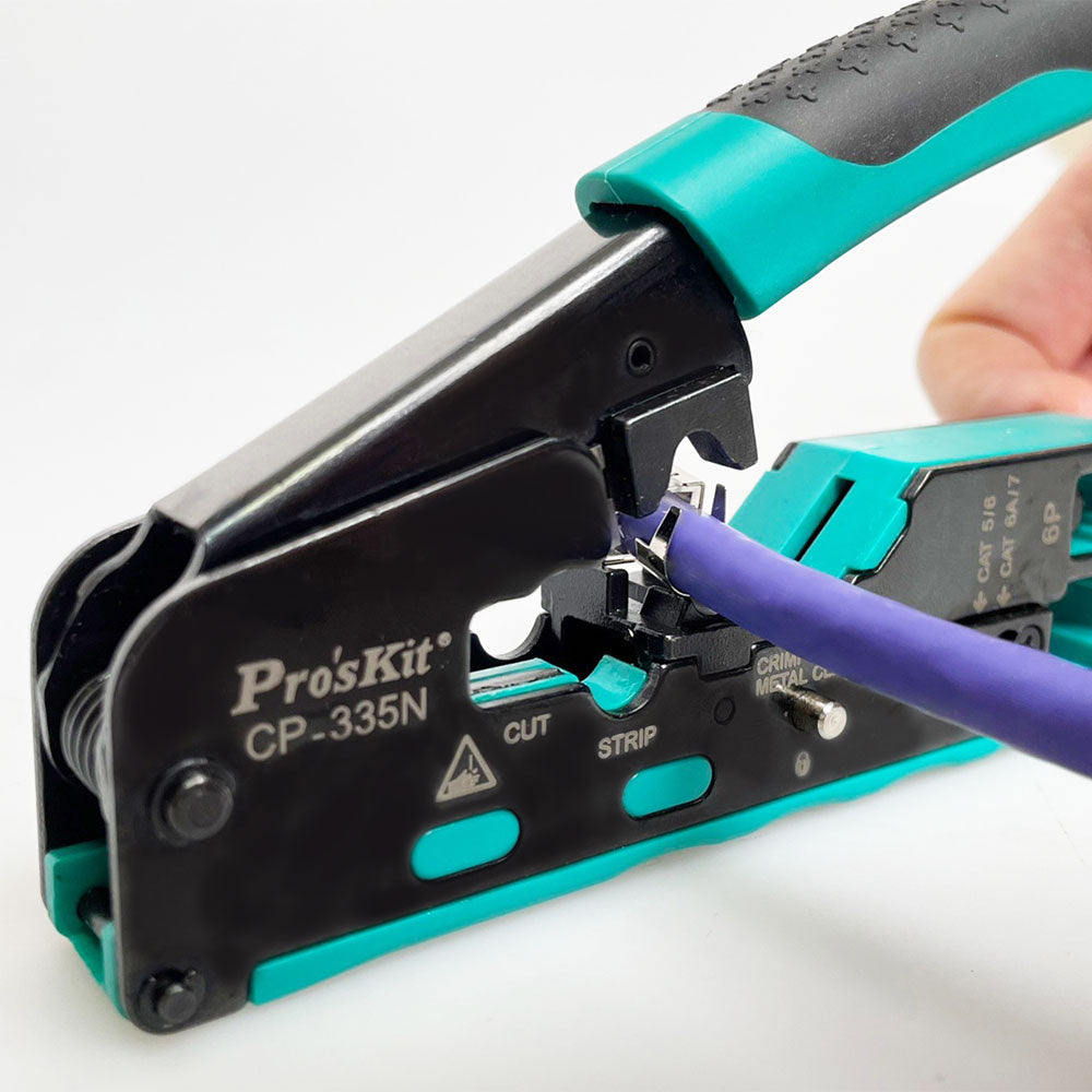 PROSKIT CRIMPING TOOL FOR CAT5/6/7/RJ11/12 + STRIP - image 6