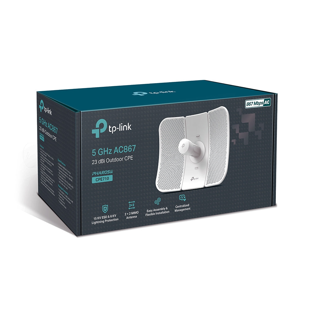 TP-LINK 5GHZ 867MBS OUTDOOR CPE WITH 23DBI ANTENNA - image 5