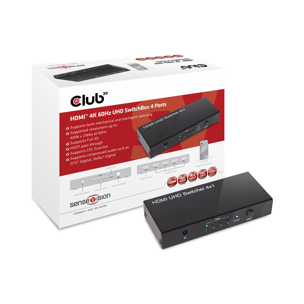 4-PORT HDMI2.0 4K UHD AUTO SWITCHBOX - image 3