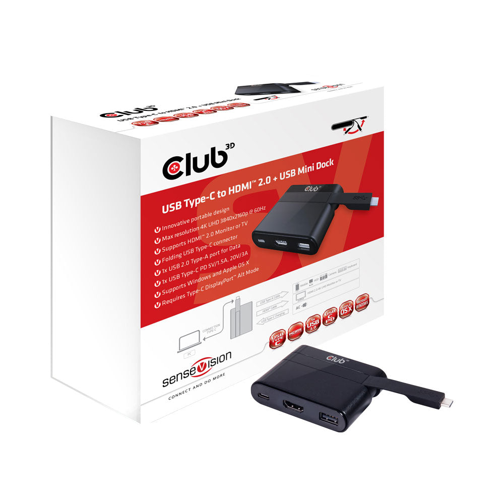 USB2.0 TYPE-C TO HDMI 4K60HZ CHARGE 60W MINI DOCK - image 2