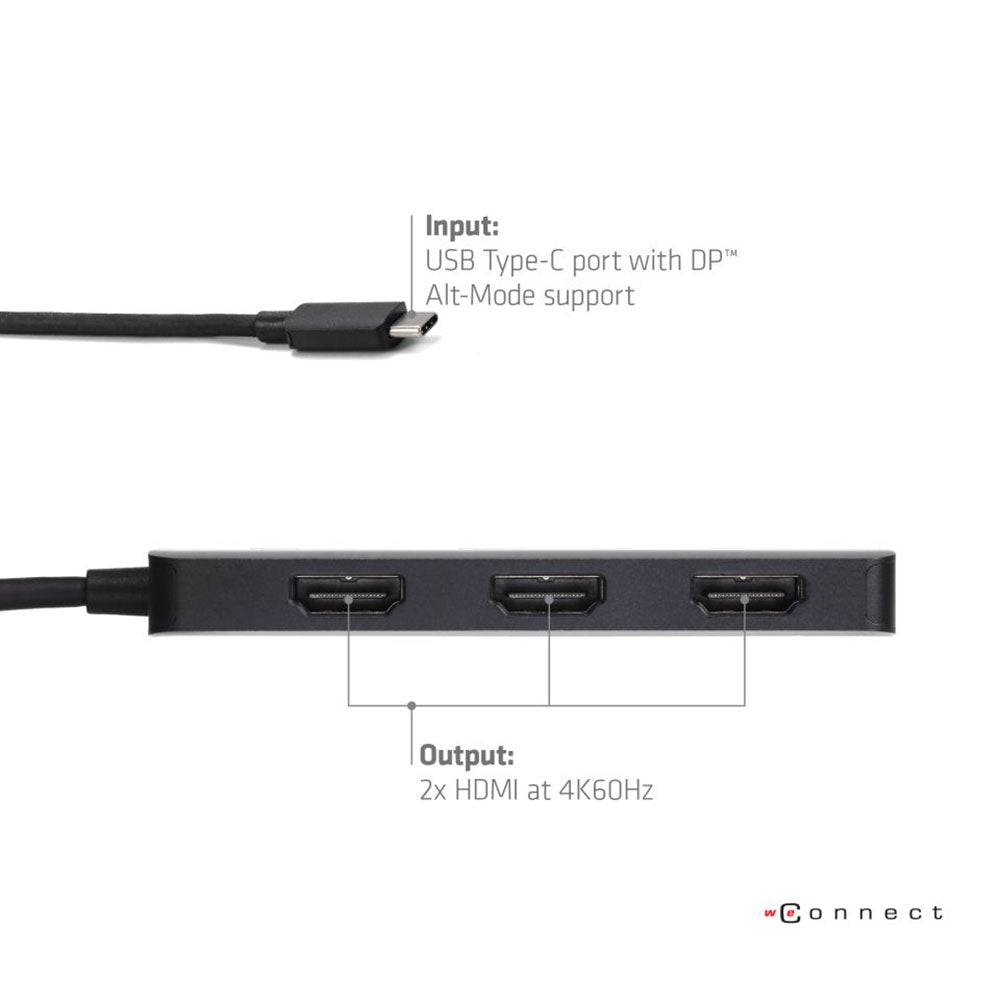 CLUB3D CSV-1554 USB TYPE‑C TO 4K @60HZ TRIPLE HDMI MST PORT REPLICATOR - image 3