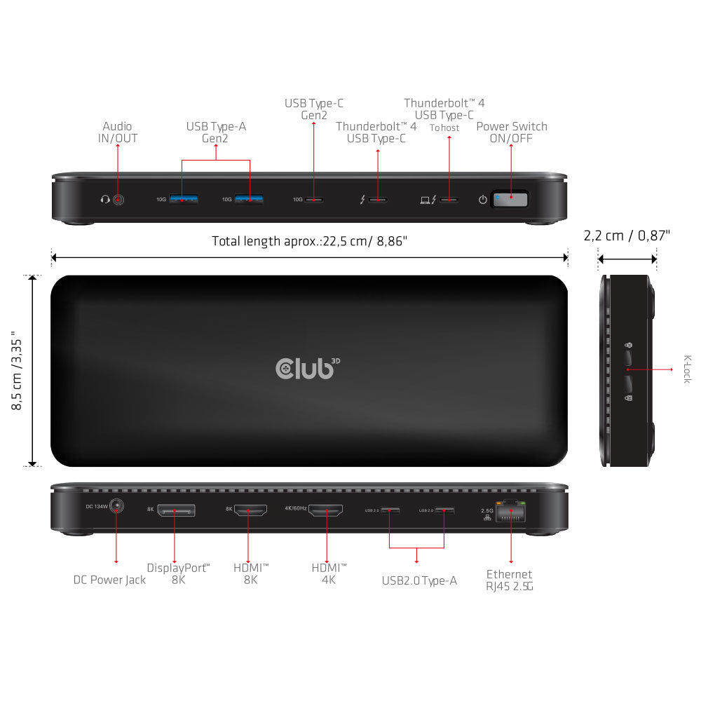 THUNDERBOLT 4CERTIFIED 12IN1 DOCKING STATION - image 2