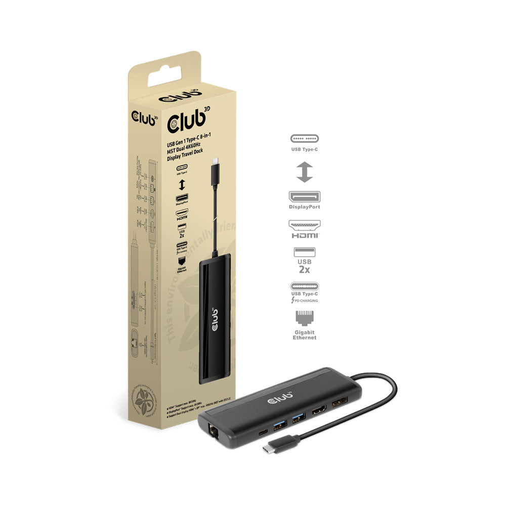 USB TYPE-C 8 IN 1 MST DUAL 4K60HZ DISPLAY... * - image 4