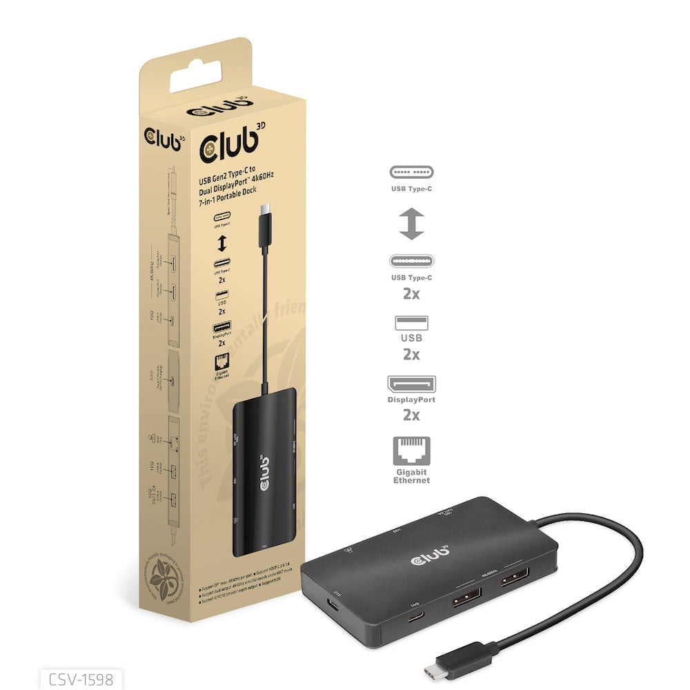 USB TYPE-C TO DUAL DISPLAYPORT 4K60HZ 7-IN-1.. - image 3