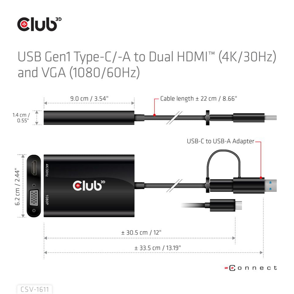 TYPE-C/A TO HDMI & VGA DUAL DISPLAY MST - image 8
