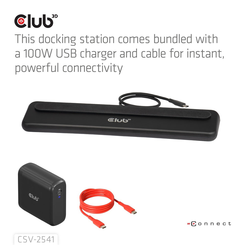 CLUB3D CSV-2541 USB TYPE-C 12-IN-1 TRIPLE DISPLAY PORT REPLICATOR WITH 8K @30HZ HDMI AND PD3.0 MAX. 100W - image 6