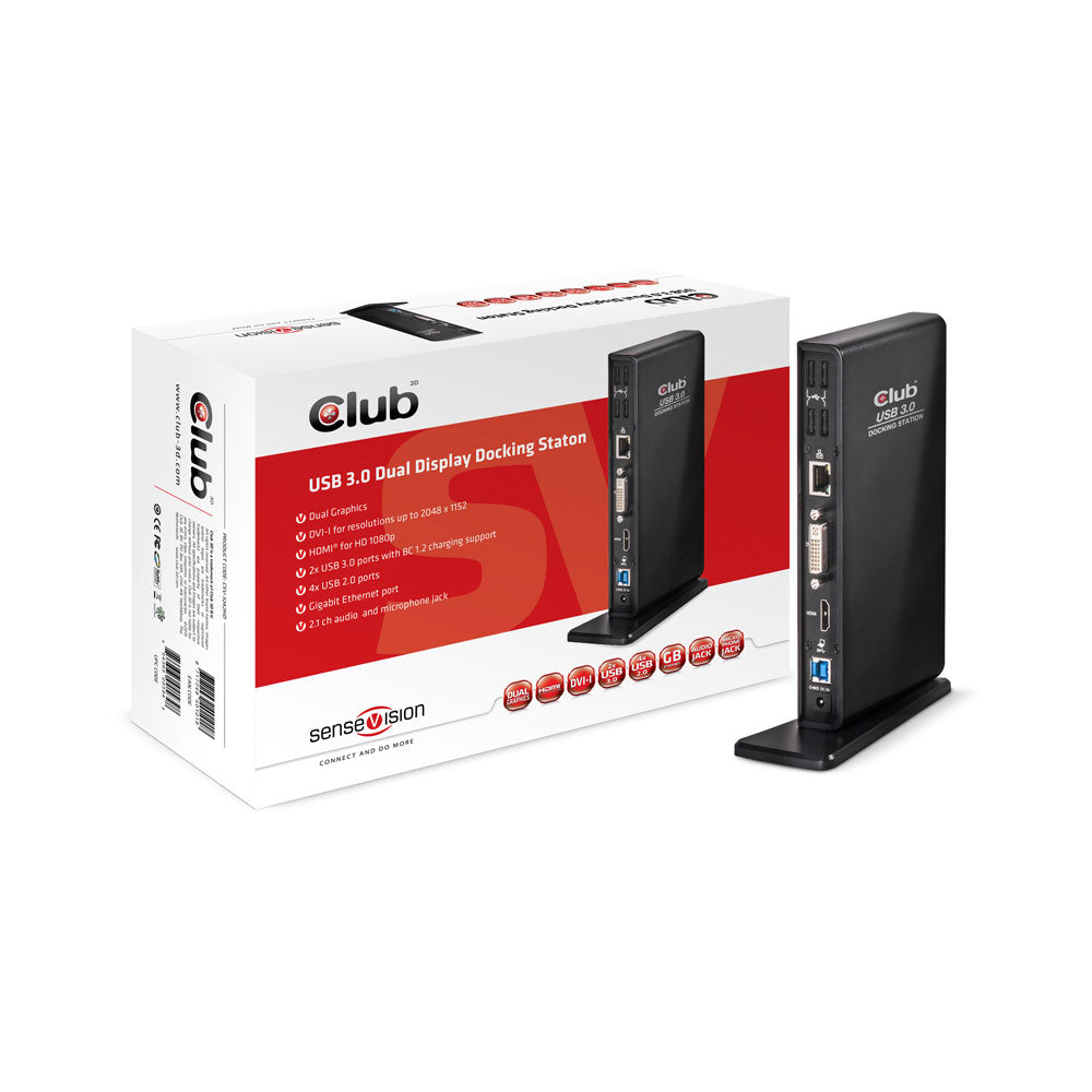 USB3.0 DUAL DISPLAY DOCKING STATION - image 3