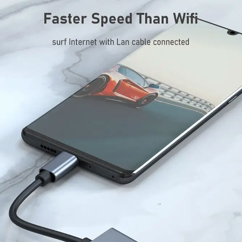 CABLETIME CB53G 15CM USB2.0 TYPE-C TO 10/100MBPS ETHERNET ADAPTER (CT-CML100-AG) - image 3