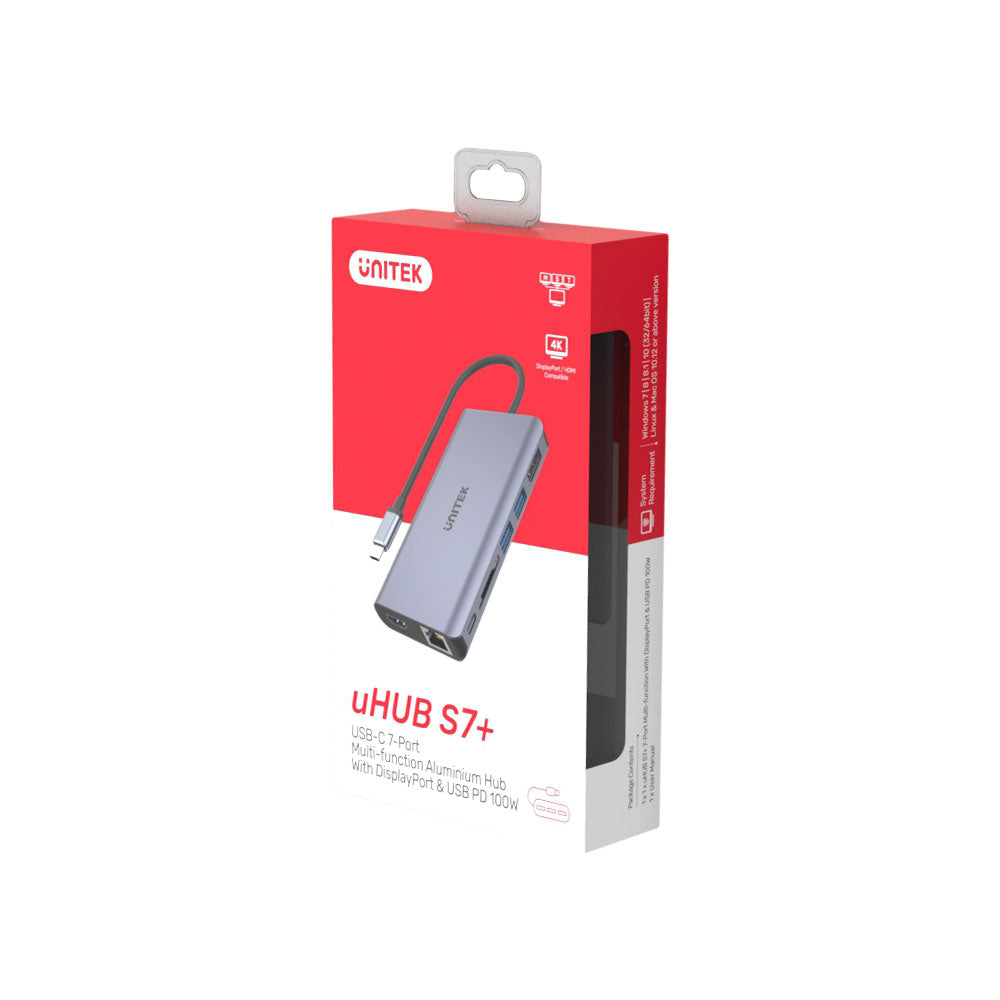UNITEK USB3.1 7 IN 1 USB ETHERNET HUB (D1056A) - image 3