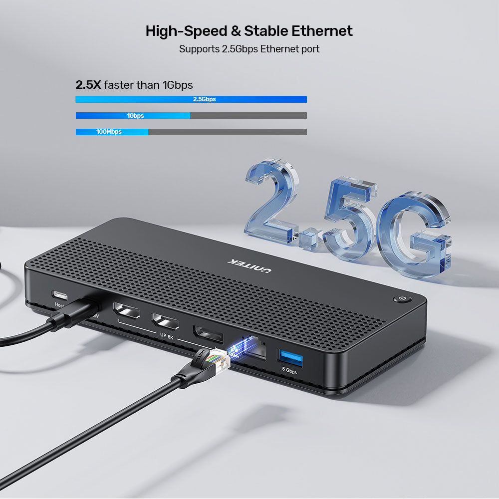 UNITEK USB-C 8K D/ST 100W 13-IN-1 / 8K (D1104A01) - image 9