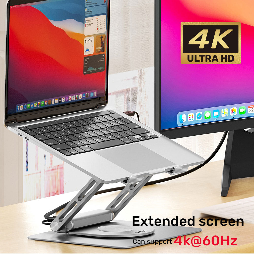 UNITEK ROTATING LAPTOP STAND WTH USB-C-HUB(D1109A) - image 6
