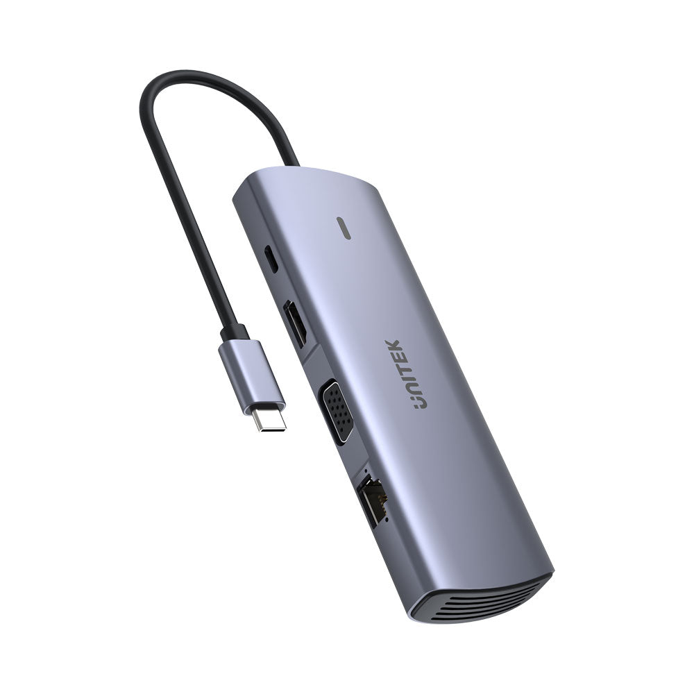 UNITEK 9IN1 USB3 HUB WITH DUAL CARD RD(D1113A) - image 8