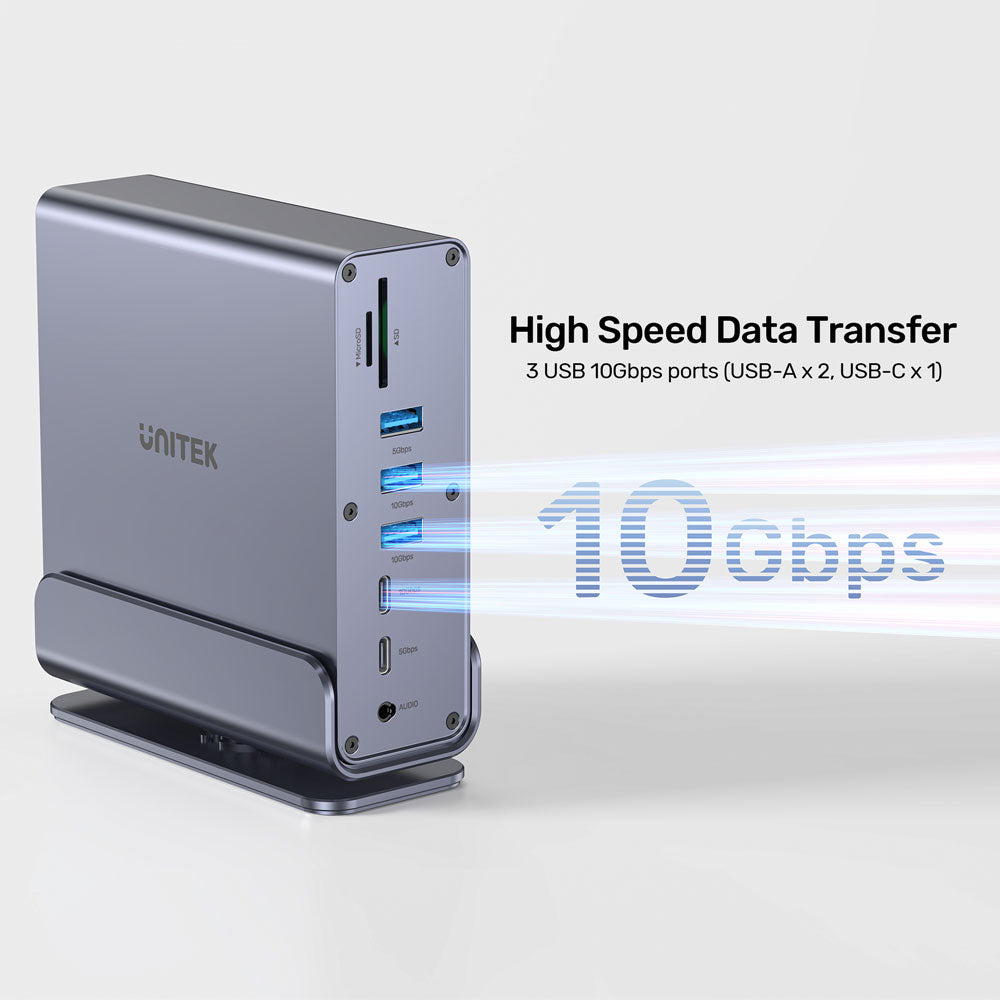 UNITEK USB-C HUB USB3.1(15IN1) TRIPLE 4K(D1135A)M2 - image 11