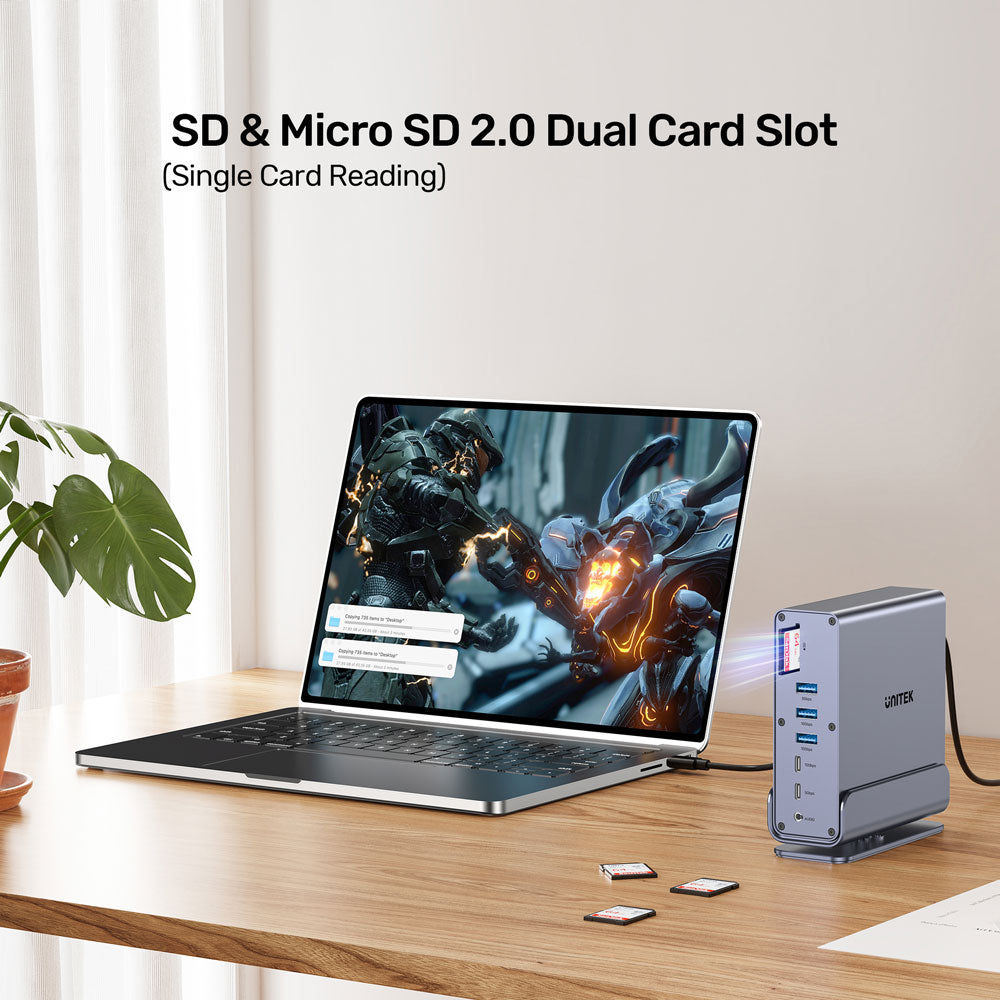 UNITEK USB-C HUB USB3.1(15IN1) TRIPLE 4K(D1135A)M2 - image 13