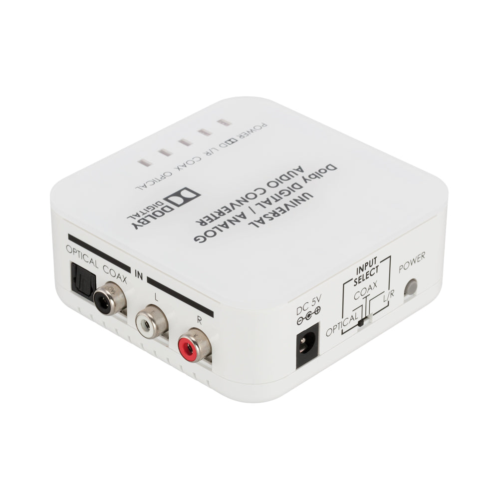 TOSLINK, COAX, RCA AUDIO CONVERTER, DIGITAL DECODE - image 2
