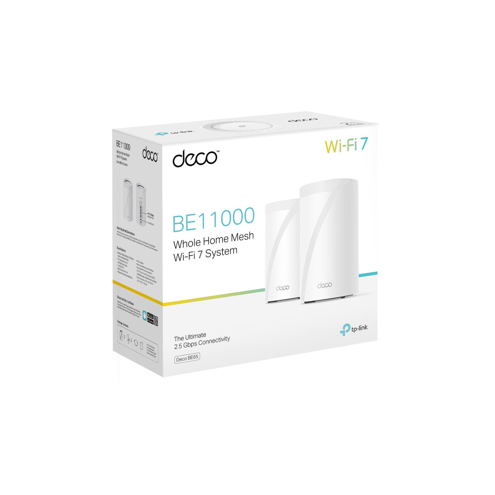 TP-LINK DECO BE65 BE9300 WHOLE HOME WIFI 7 - 2PK - image 6